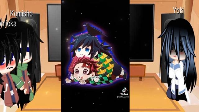 ♡Tomioka, komisho y (yoki la supuesta novia de tomioka) reaccionan a un video de komisho y Giyuutan смотреть онлайн