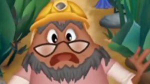 Корней Корнеич испугался кувшинки.