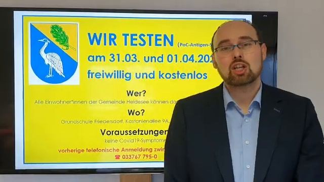 PoC Antigen Schnelltests in Heidesee