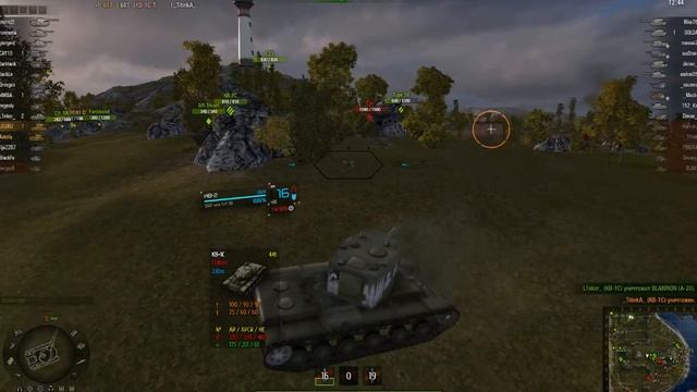 WOT Взводная игра с Iron'om!
