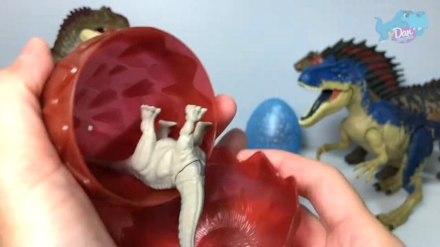 Hatch NEW Dinosaur Mystery Eggs - Jurassic World Alertosaurus, Amargasaurus, Nasutoceratops смотреть онлайн