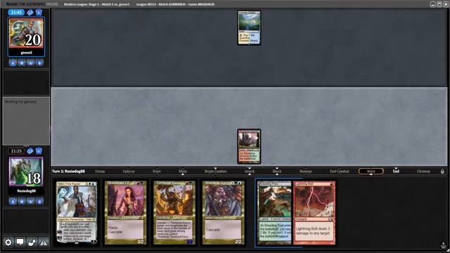 Modern Zoo Match 1 vs Grixis Death's Shadow смотреть онлайн
