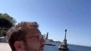 Крым. Севастополь. Момент прилета по штабу ЧФ РФ.