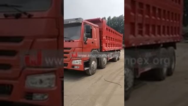 HOWO 8X4 40 tons front tipping Dump truck Used truck