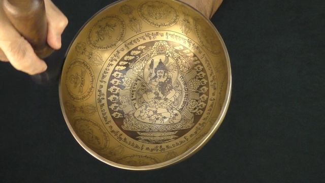 Поющая чаша Бутанская 23,7 см, До# 143 Гц, Соль 422 Гц смотреть онлайн