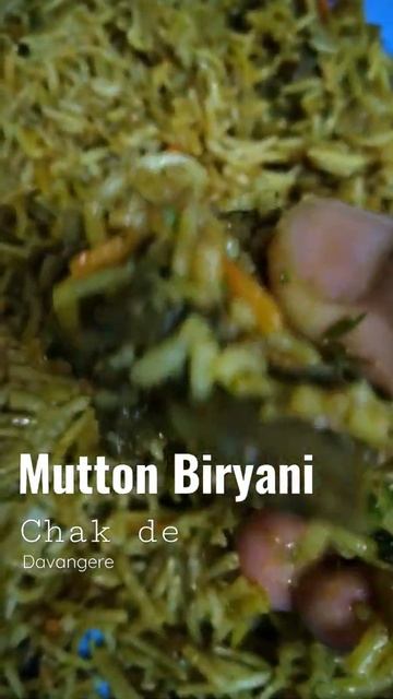 Mutton Biryani - Chak de _ Davangere