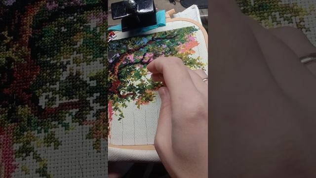 Чуть-чуть повышиваем вместе. набор от Чудесной иглы "Вечерний звон" смотреть онлайн