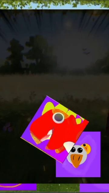 утка и гусь и грибочки и даназаврик