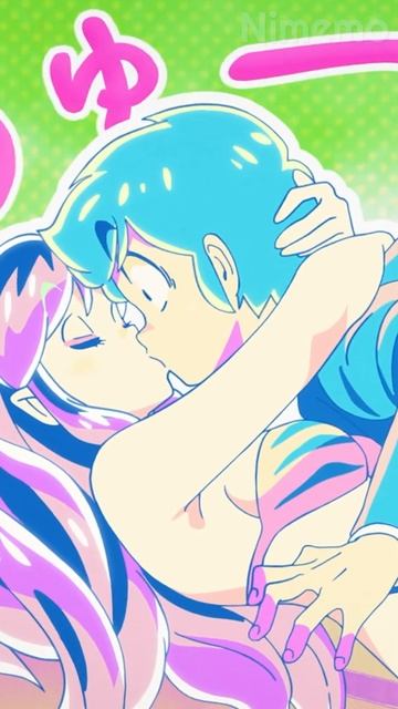 Alien girl kisses her husband at school, it's #anime #Shorts #NimemoShorts #Lum #UruseiYatsura смотреть онлайн