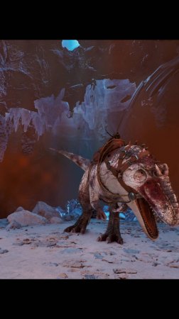 Гиганотозавр простое приручение умеет кусать Жопой ARK Survival Extinction #shorts #giganotosaurus