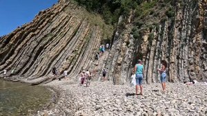 скала Киселева на теплоходе Ирбис