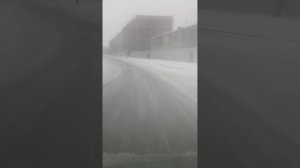 зимнее движение в Актау февраль 2025.