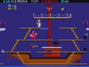 TAS, (Arcade) Popeye -＂hardest＂ in 03m 33.96s by Pepper-Color