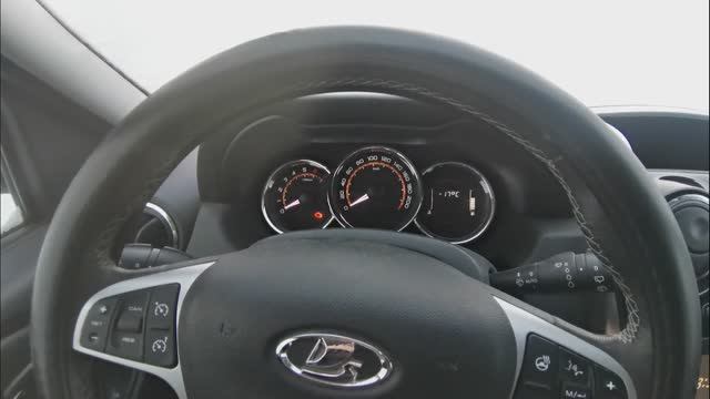 Как заводится Лада Ларгус в мороз -17⁰C #Largus