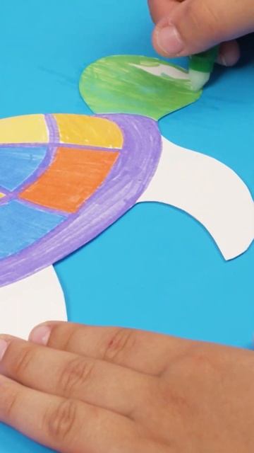 Draw A Turtle markers crayola colorwonder drawing coloring art animals turtle shorts