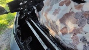 Мойка радиаторов на Приус Альфа. Radiator washing at the Prius Alfa.