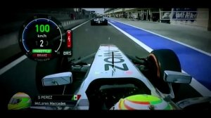 F1 2013 Bahrain GP Race Onboard Highlights Natural Sounds