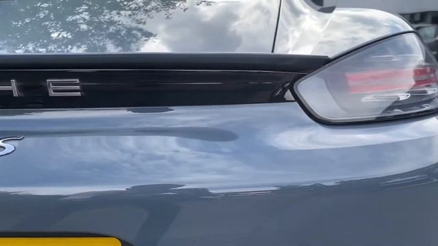 Porsche - 718 Cayman S - Graphite Blue смотреть онлайн