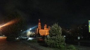 Сальск собор Кирилла и Мефодия ночью