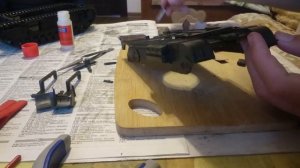 Сборка модели танка Черчилль Мк 7 от Тамии.Часть 3.Собран корпус,начата башня