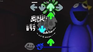 Радужные друзья в FNF! Нет времени» DOORS Rush VS Rainbow Friends 🎶