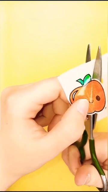 Как сделать наклейки своими руками ✏️ В мире пластилина 🦊 #diy #поделка