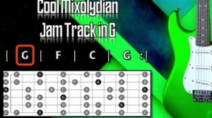 Cool Mixolydian  Backing Track in G