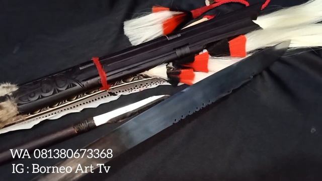 Mandau motif Kaltim hulu kenohong kayu Jangking смотреть онлайн