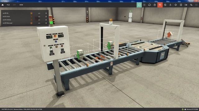 Factory IO Conveyor With Turntable