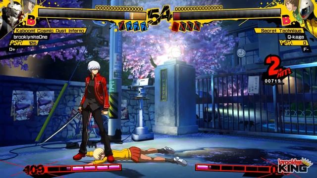 Persona 4 Arena Yu vs Chie смотреть онлайн