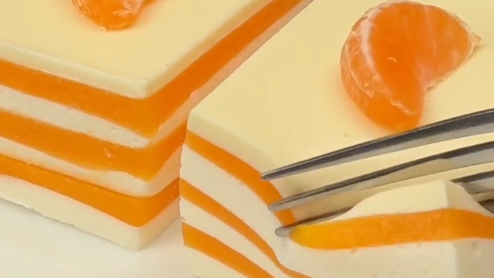 Мандариновый ДЕСЕРТ...🍰🍊😋    Рецепт в описании ✍️