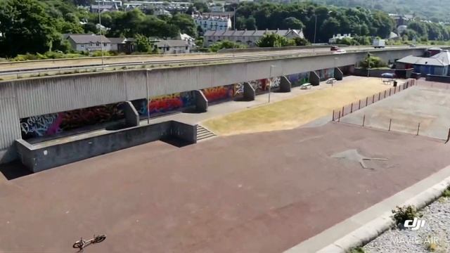 Dji mavic air North wales trials biking