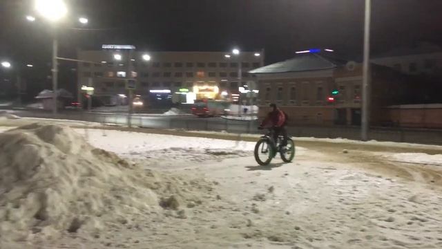 Покатушки на Fatbike зимой