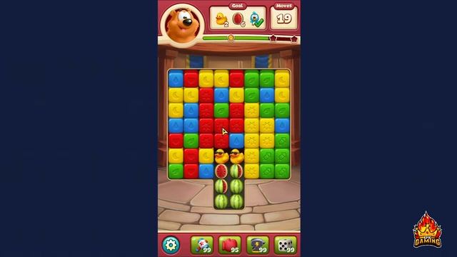 Toon Blast - Level 1292 (No Boosters) смотреть онлайн