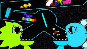 СТИКМАН vs СПРУНКИ vs СОНИК vs МАРИО