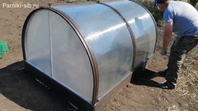 Парник  "Хлебница-2". Сдвижной. смотреть онлайн