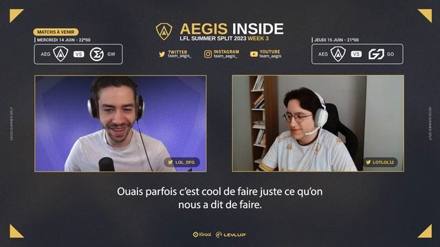 AEGIS INSIDE #3 : Lot revient sur le début de Split et ses picks (Summer Split - Week 3)