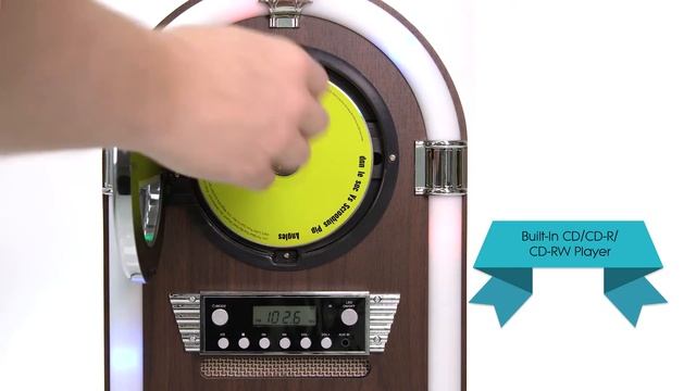 iTek Table top Bluetooth CD Jukebox смотреть онлайн