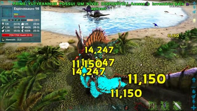 O Rex Não Resiste? Evolução Espinossauro X00 HP e ??? Milhões de DANO! (Super Mods) Ark Dinossauros смотреть онлайн