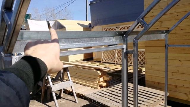 Теплица прямые стенки. смотреть онлайн