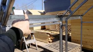 Теплица прямые стенки.