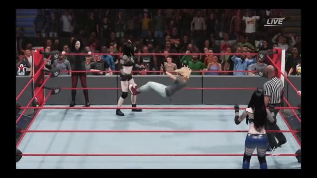 Ashley, Samantha & Brittany Vs. Rose, Madison & Selina | WWE 2K19 | Tag Team Match! смотреть онлайн