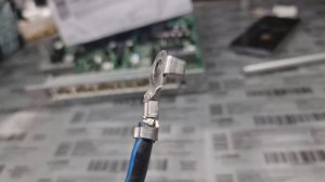 Пайка при сборке электрики. Паянное соединение обжимки силового кабеля Тойота, спустя 24 года.