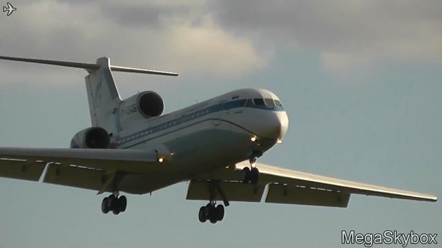 Yakovlev Yak-42D RA-42436 Gazpromavia landing at Moscow-Vnukovo (VKO/UUWW)