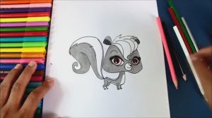 Как нарисовать Пеппер Кларк из Littlest Pet Shop