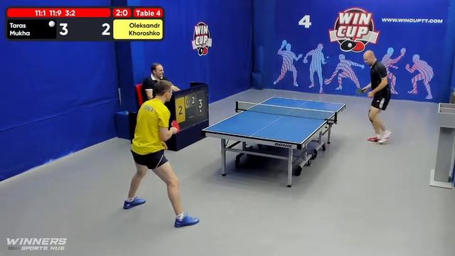 17:00 Муха Тарас 3-1 Хорошко Александр стол 4  ЮГ-3  26.06.22 смотреть онлайн