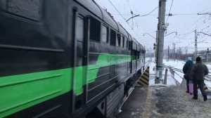 Тепловоз 2ТЭ116-1688 "БалтТрансСервис" следует резервом