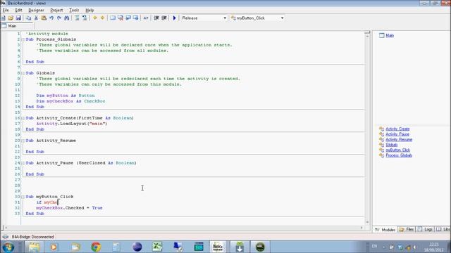 Android programming with Basic4Android - Views -  Development Tutorial