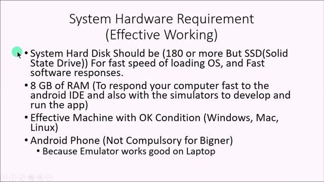 Android Intorduction/History/Requirements) Androidapplicationdevelopment Lecture 1