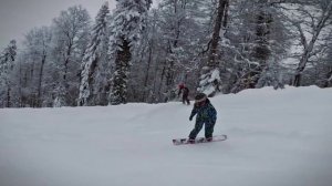 Видеосопровождение на склоне. Лаура. Газпром.